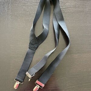 Black Adjustable Suspenders